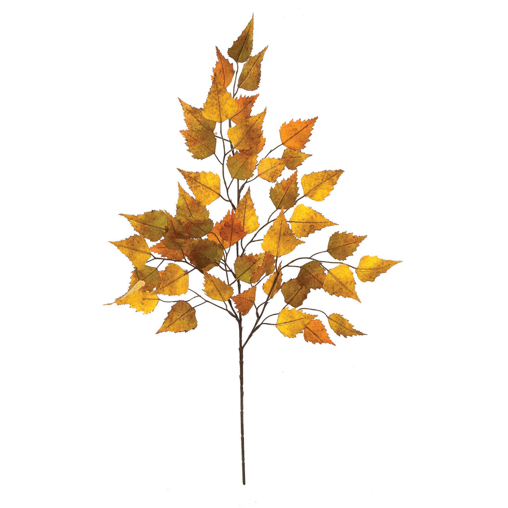 Golden Birch Brown Spray
