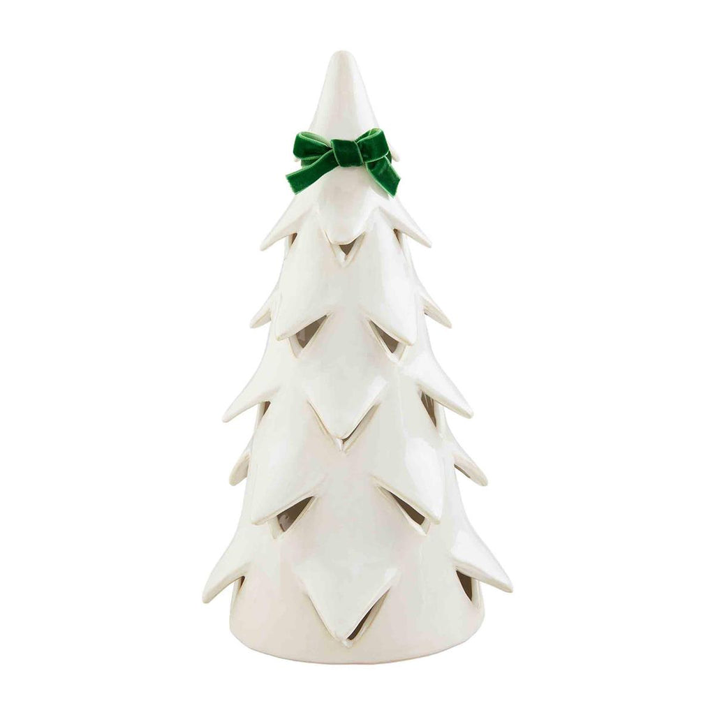 Milk Glazed Stoneware Tree - Large