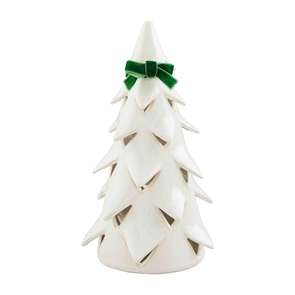 Milk Glazed Stoneware Tree - Medium