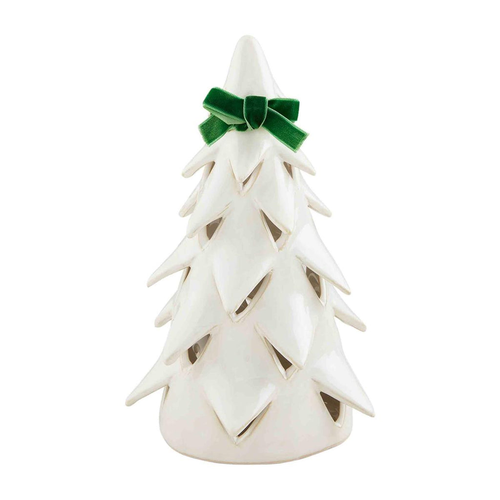 Milk Glazed Stoneware Tree - Small