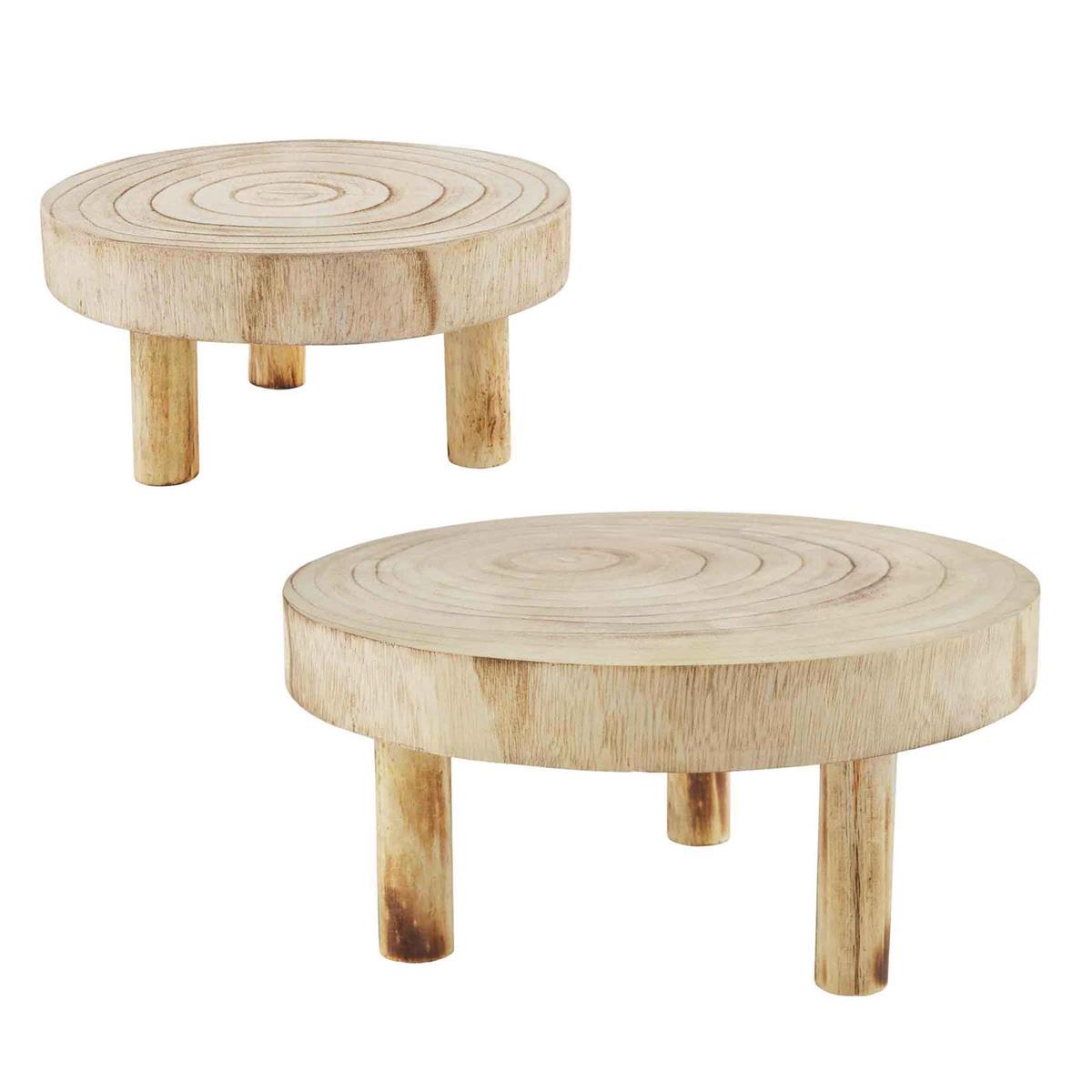 Chunky Wood Slice Riser - 2 Sizes