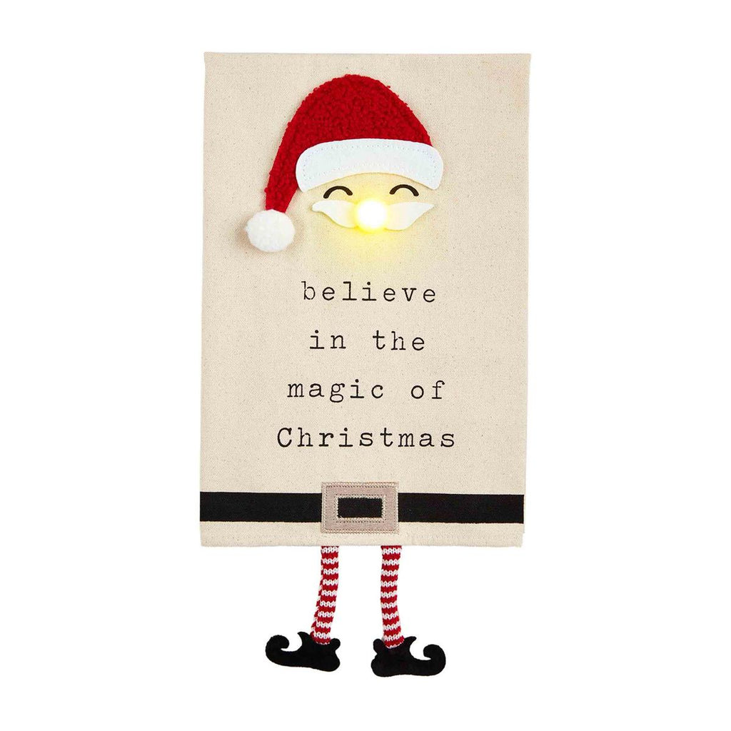 Santa Dangle Leg Light Up Towel