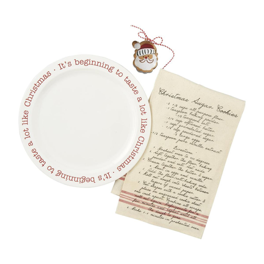 Christmas Cookie and Towel Set