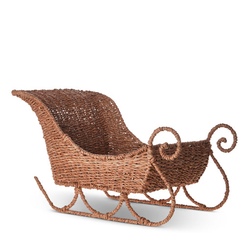 Seagrass Woven Sleigh