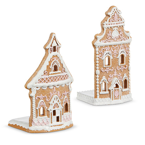 White Icing Gingerbread House - 2 Styles