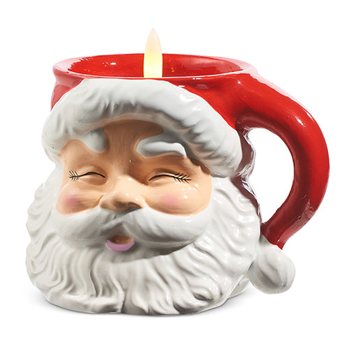Santa Mug Candle