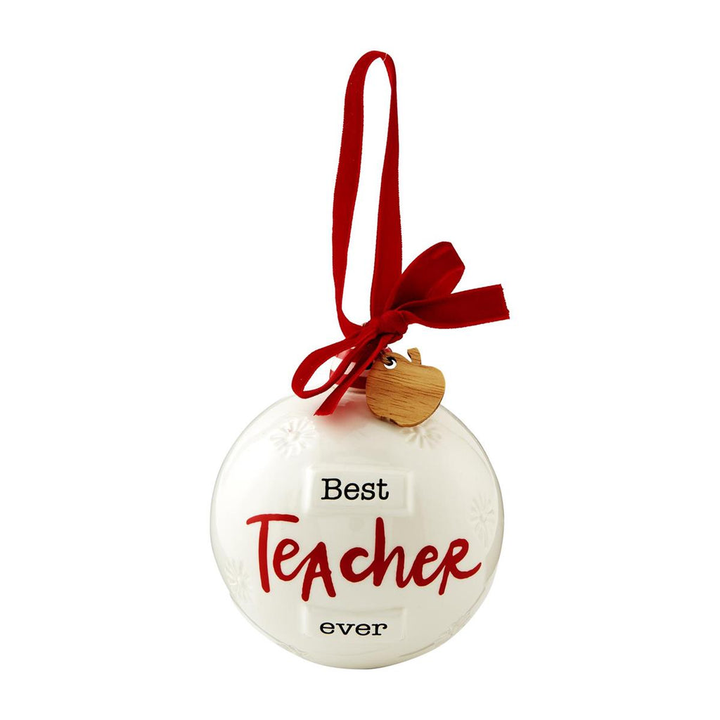 Best Teacher Ever Ornament