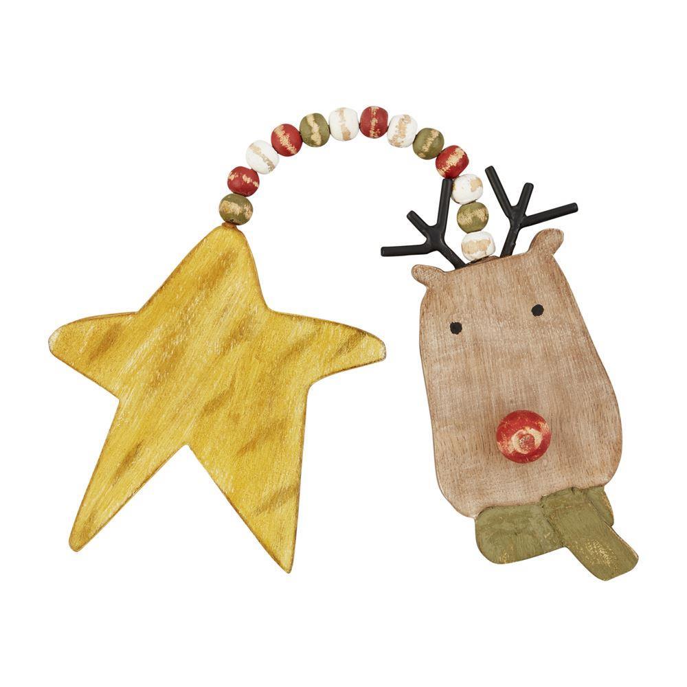 Deer Wood Double Ornament
