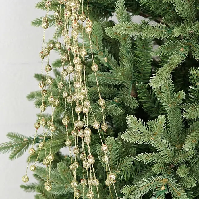 Glitter Hanging Beads Bush