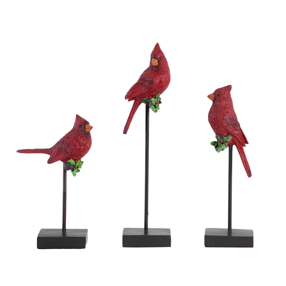 Cardinal on Stand - 3 Sizes