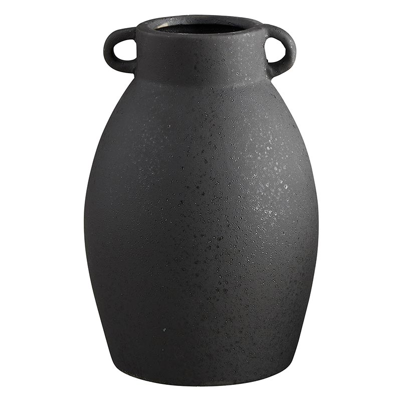 Donna Charcoal Grey Vase