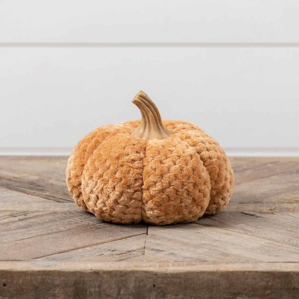 Fuzzy Orange Pumpkin