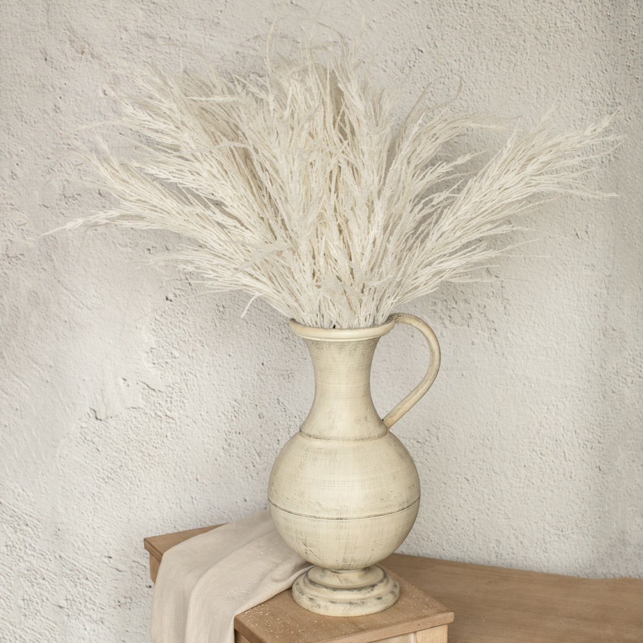 Tall White Pampas Grass Stem