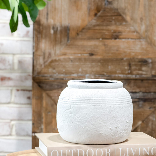 Candance White Planter