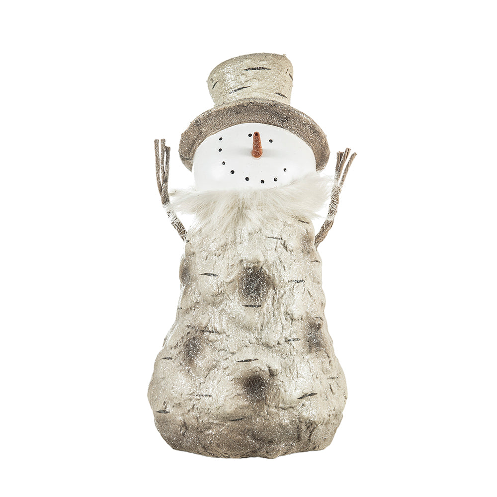Snowman with Glitter and Fur