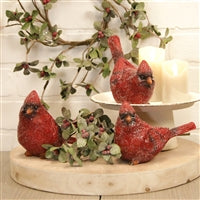 Red Resin Cardinal - 3 Styles