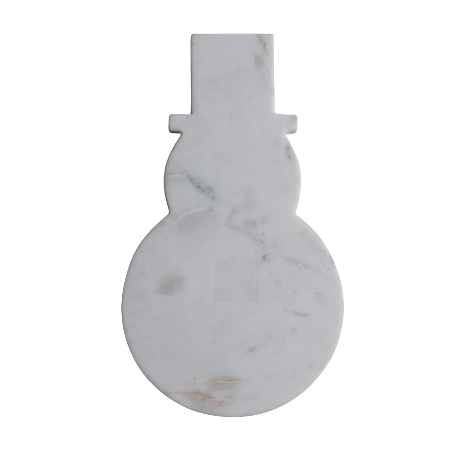Marble Snowman Shaped Cutting Board