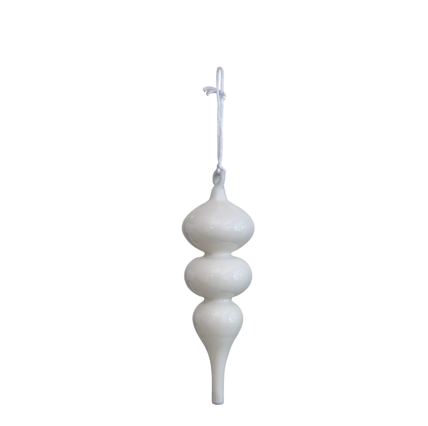 Glass Finial Ornament