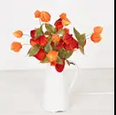 Mixed Red and Orange Lantern Pick
