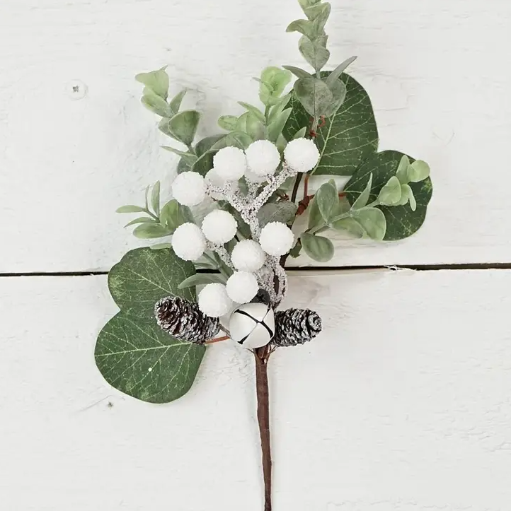 Snow Eucalyptus with White Bells