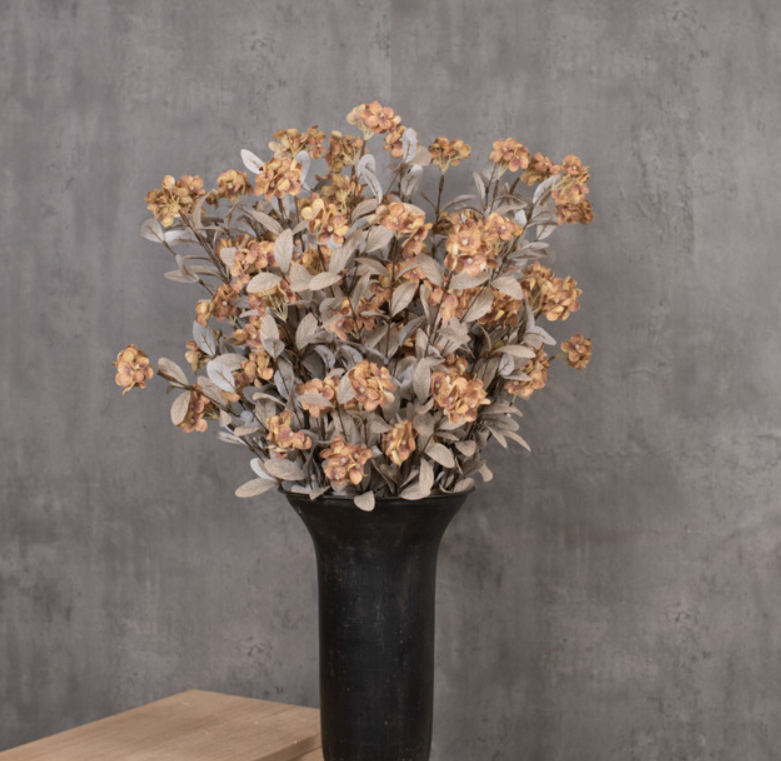 Beige & Brown Hydrangea Spray