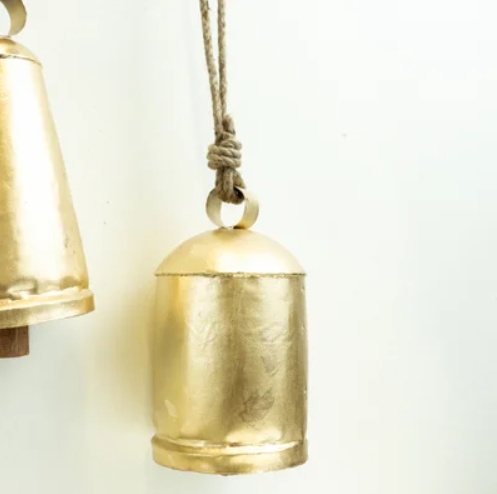 Santa Gold Bell- Small