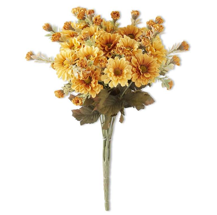 Golden Yellow Mum Bush