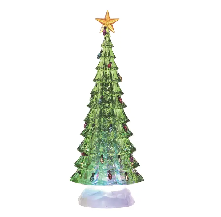 Green Light Up Tree