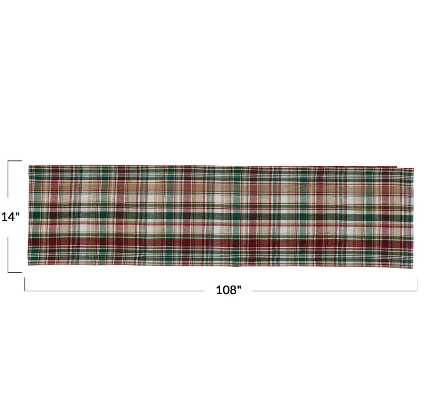 Plaid Table Runner