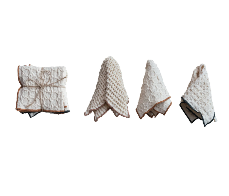 Neutral Waffle Weave Dish Cloths- Set of 3