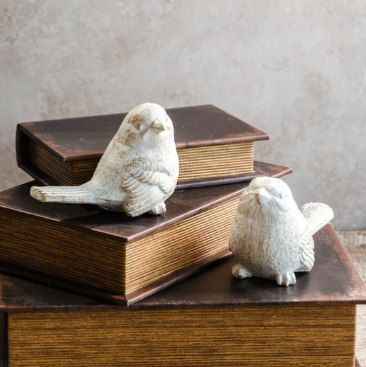 Gold Wash Cement Bird