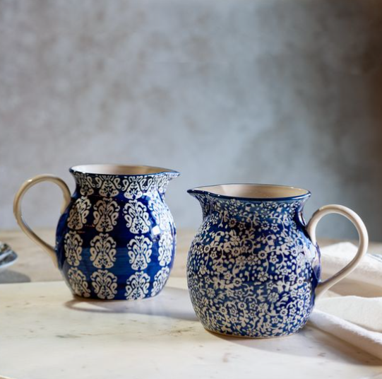 Blue and White Pitcher- 2 Styles