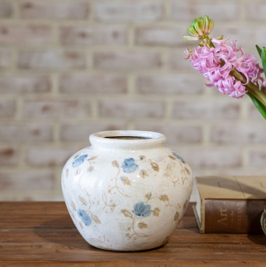 Margo Blue Flower Vase