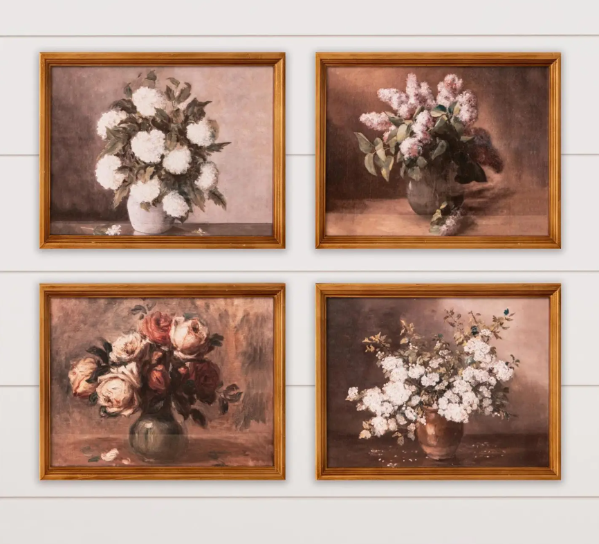 Still Life Botanical Prints - 4 Styles