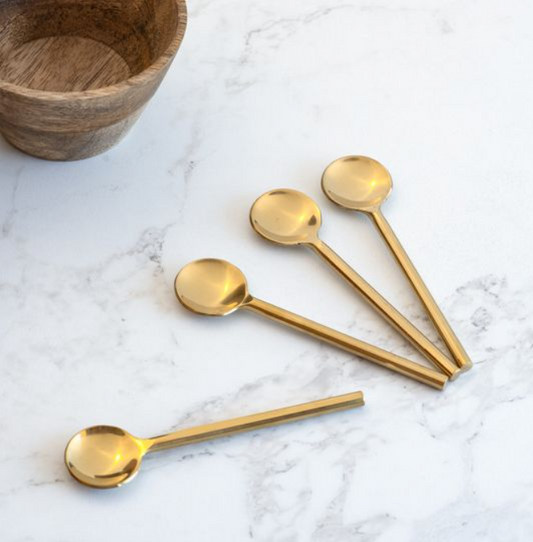 Gold Spoons - Set of 4