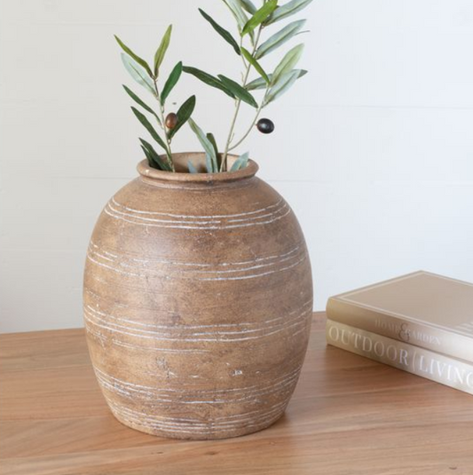 Avalon Terra Cotta Vase
