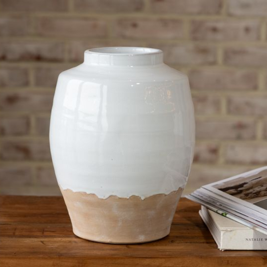 Jane White Two Tone Vase