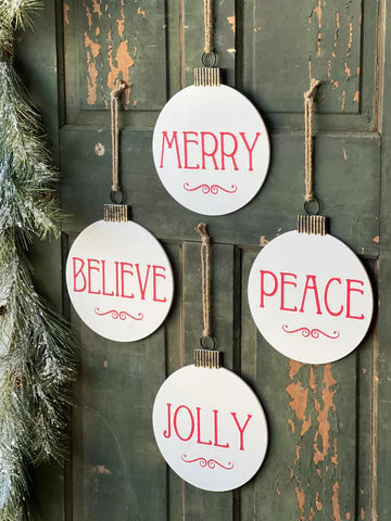 Christmastide Ornaments - 4 Styles