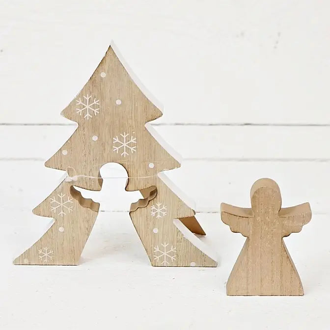 Nordic Tree and Angel Wood Sitter