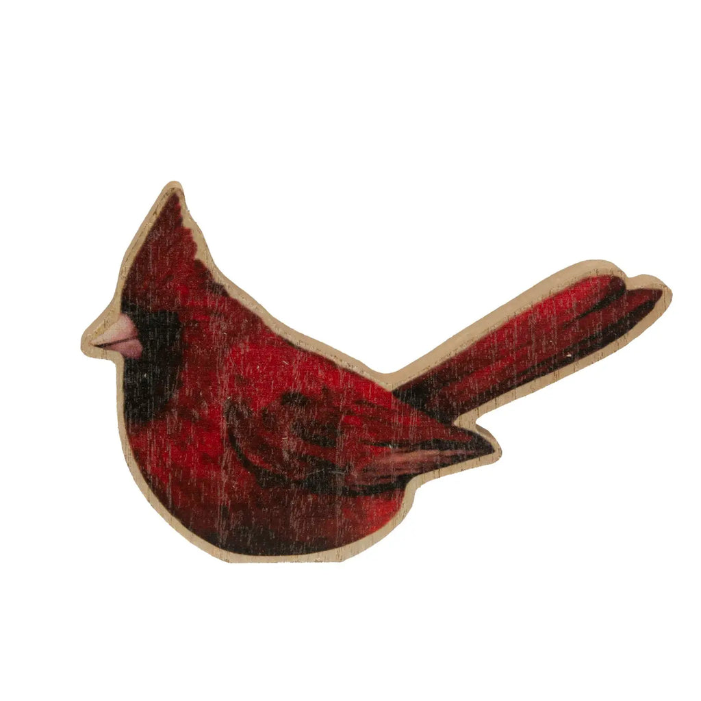 Chunky Wood Cardinal