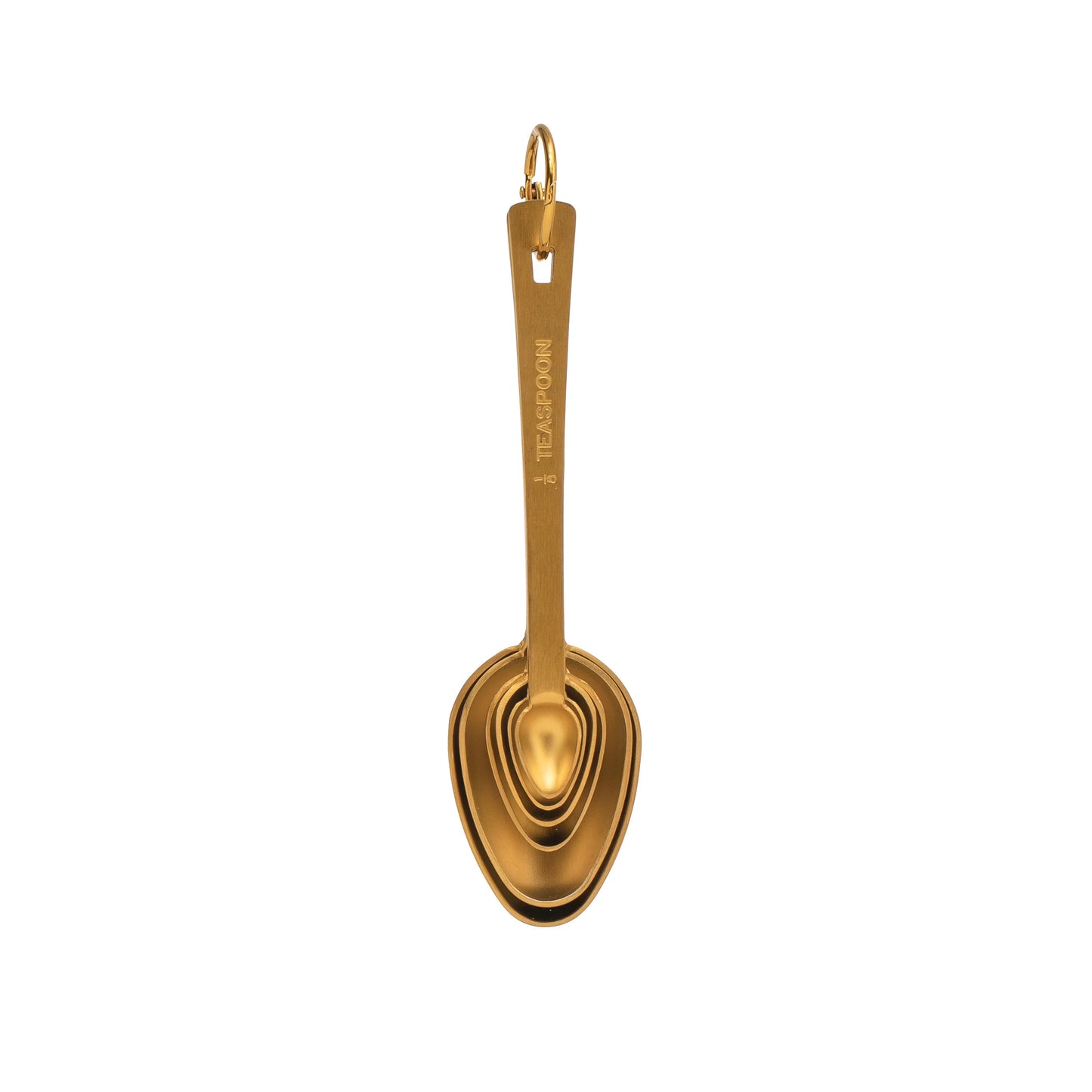 Gold Measuring Spoons- Set of 6