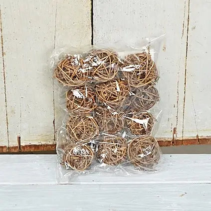 Rattan Balls Filler - Set of 12