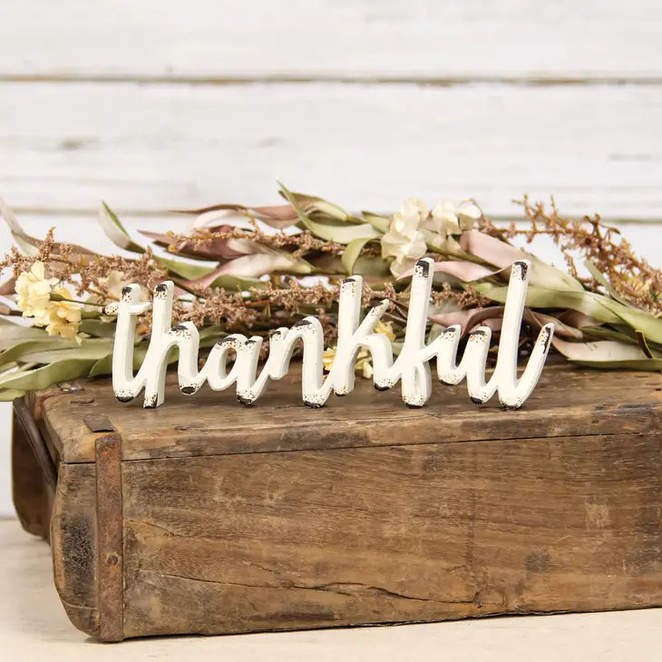 Thankful Resin Sitter
