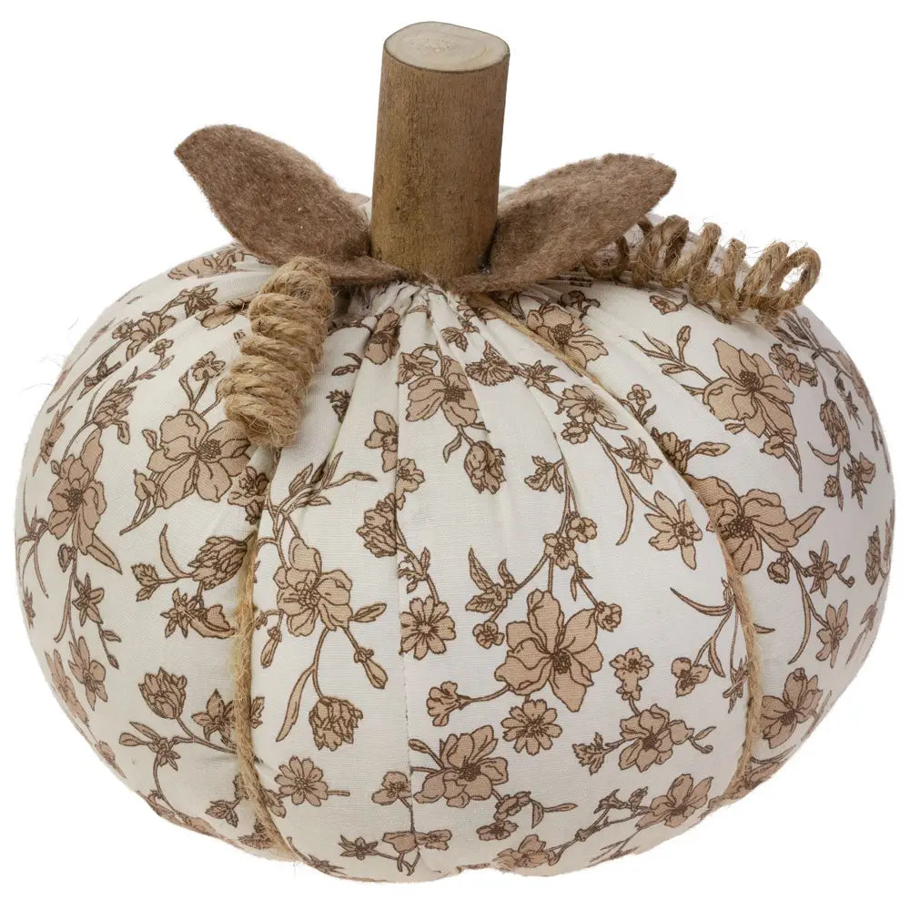 Umber Floral Pumpkin
