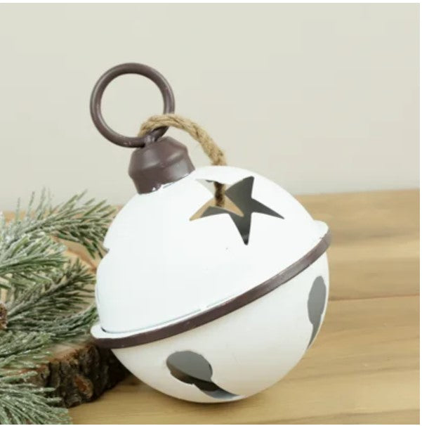White Bell with Stars