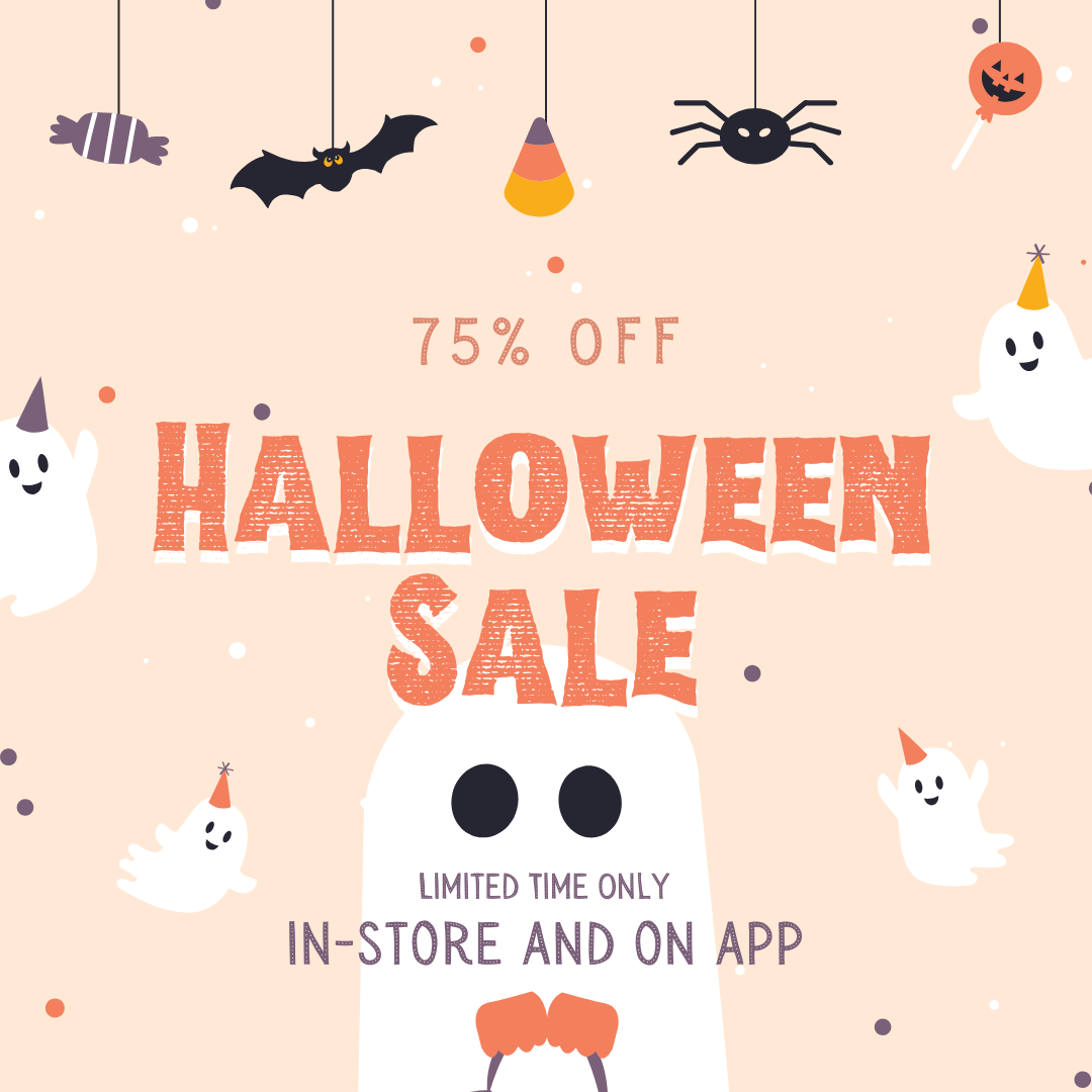 HALLOWEEN SALE- 75% OFF