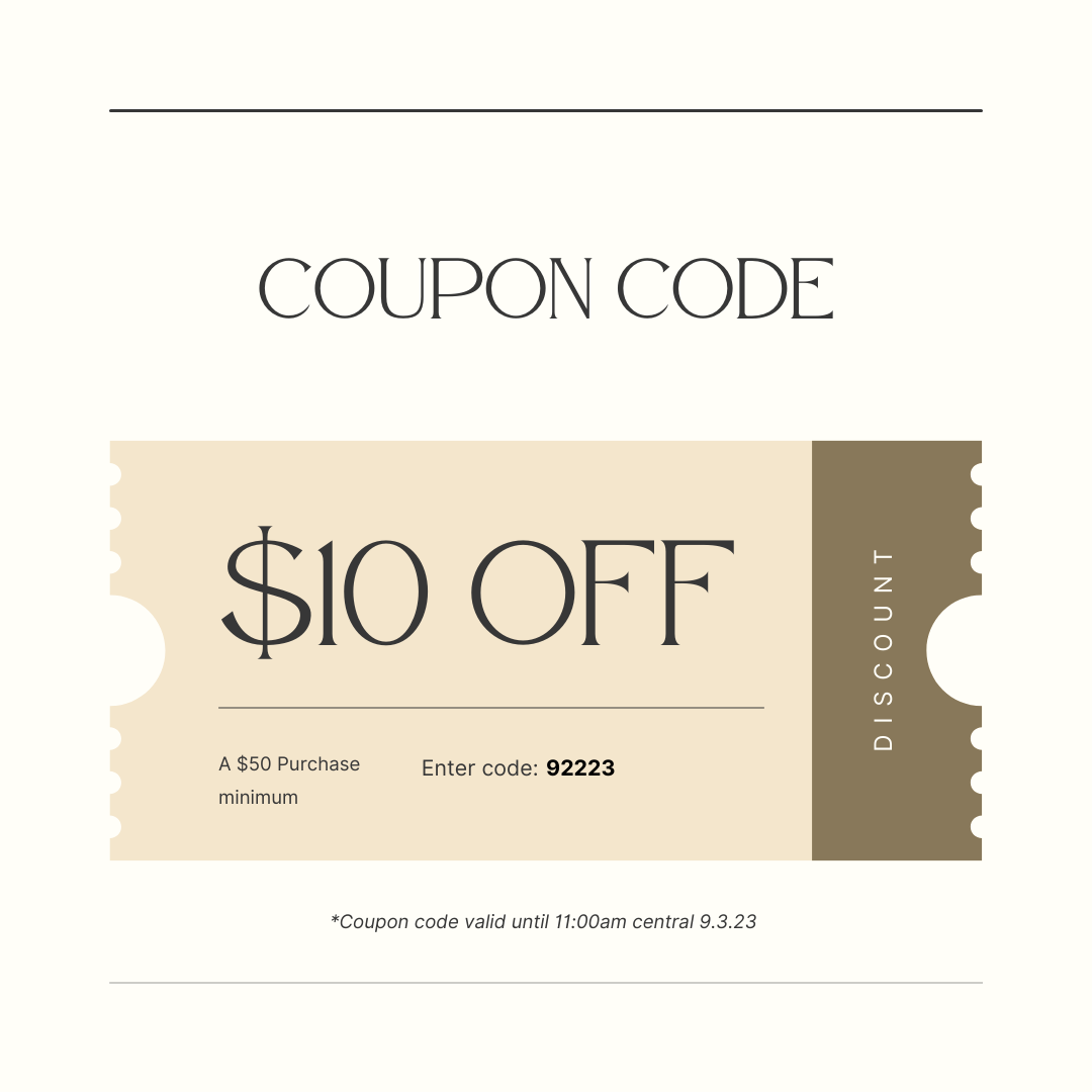 $10 off your $50 Purchase