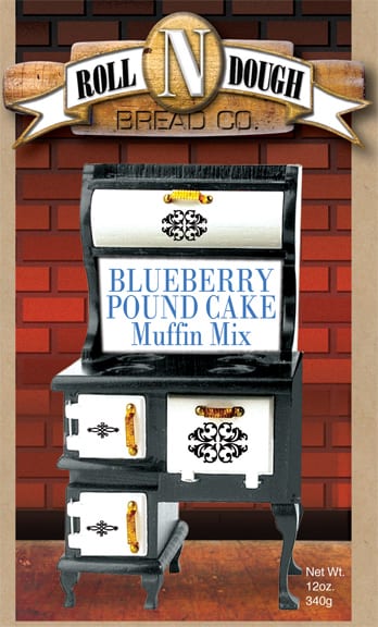 Blueberry Pound Cake Muffin Mix