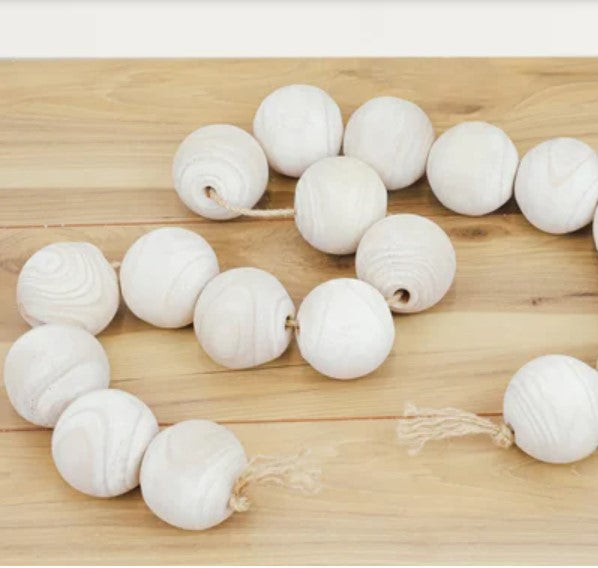 Extra Large Wood Bead Garland