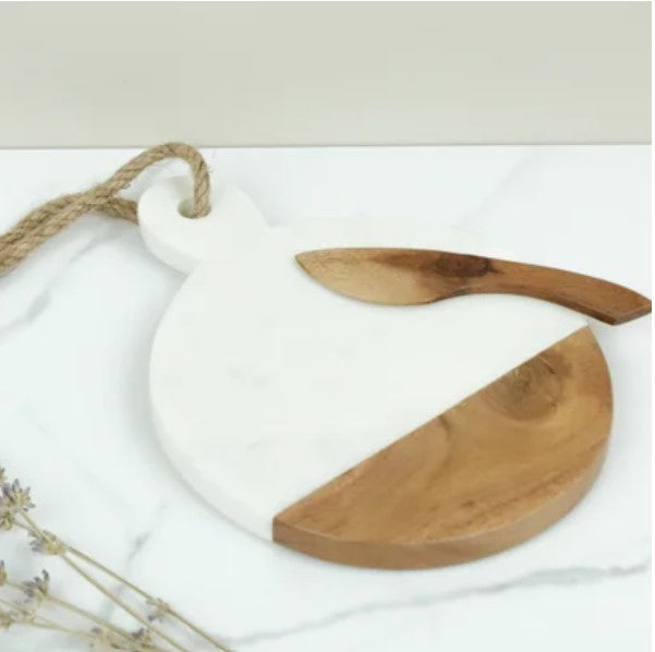 Sasha Marble and Wood Board